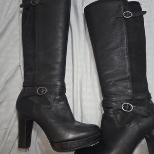 UGG Black Heeled Boots